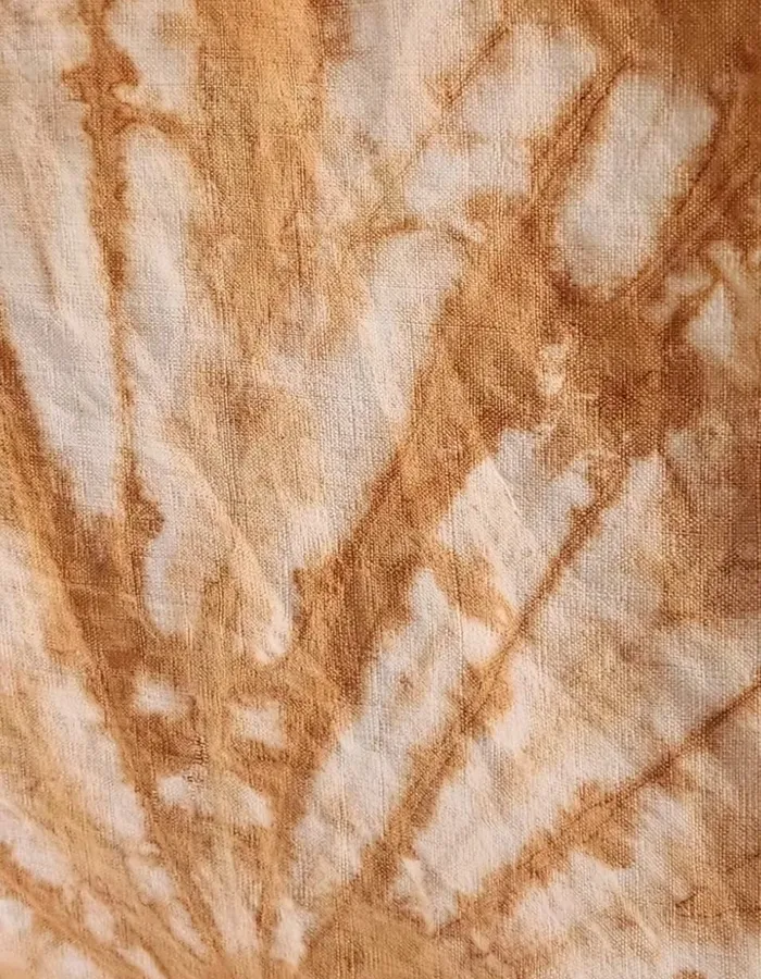 Texture de tissu Nômado teint aux plantes